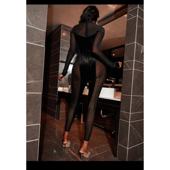 Mesh jumpsuit - Picture 4 of 4